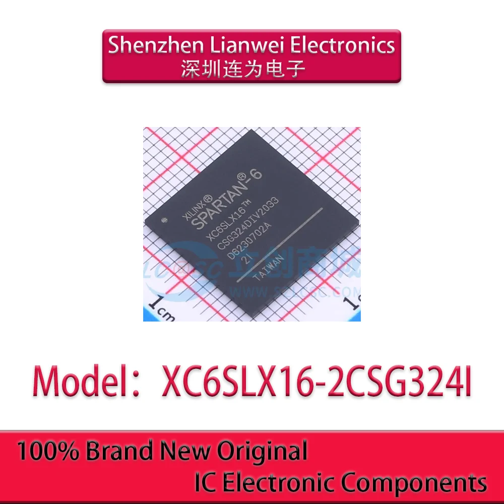 

100% New Original XC6SLX16-2CSG324I XC6SLX16 IC Chipset CSBGA-324