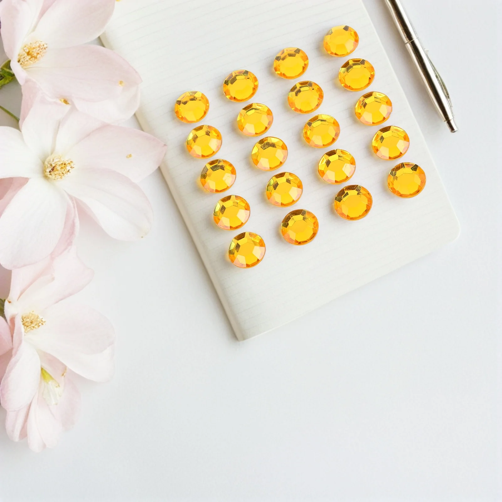 

10 Sheets Acrylic Self Stick Rhinestones Round 12mm Dazzling Stickers for DIY Craft Cards Invitations Face Makeup Decoration