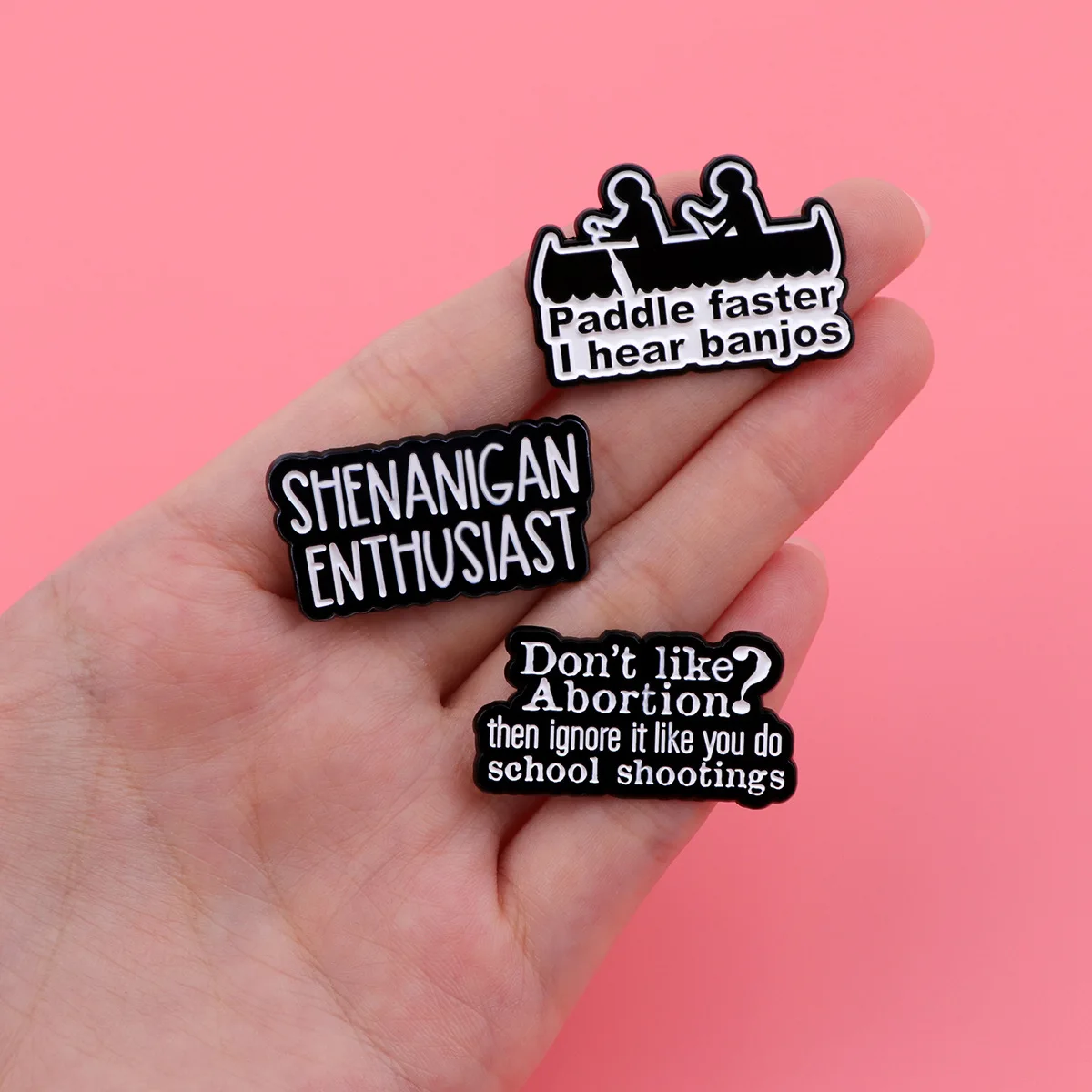 IT'S THE AUDACITY FOR ME Enamel Pins Quotation Brooches Badge Lapel Pin For Backpack Clothes Accessories Jewelry Birthday Gifts