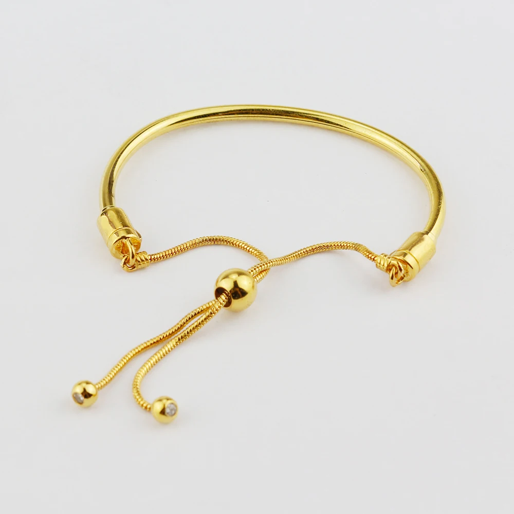 925 Silver Plated Bracelet Simple Adjustable Chain Fit for Original Charm DIY Fashion Jewelry for Women Gifts - Image 3