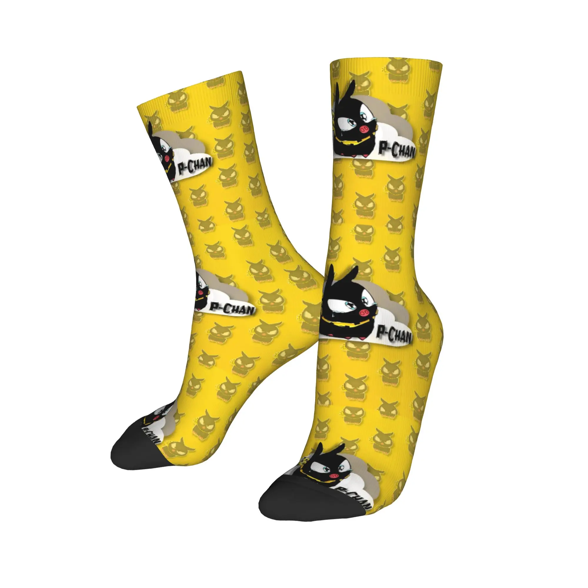 

Harajuku Ranma 1/2 P-Chan аниме футбольные носки комедия манга полиэстеровые носки для женщин и мужчин нескользящие,