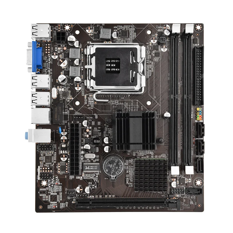 G41 Desktop Motherboard, Desktop Office, Memória DDR2, Suporta LAGA775, 771CPU, Integrado em Placas Gráficas, Novo