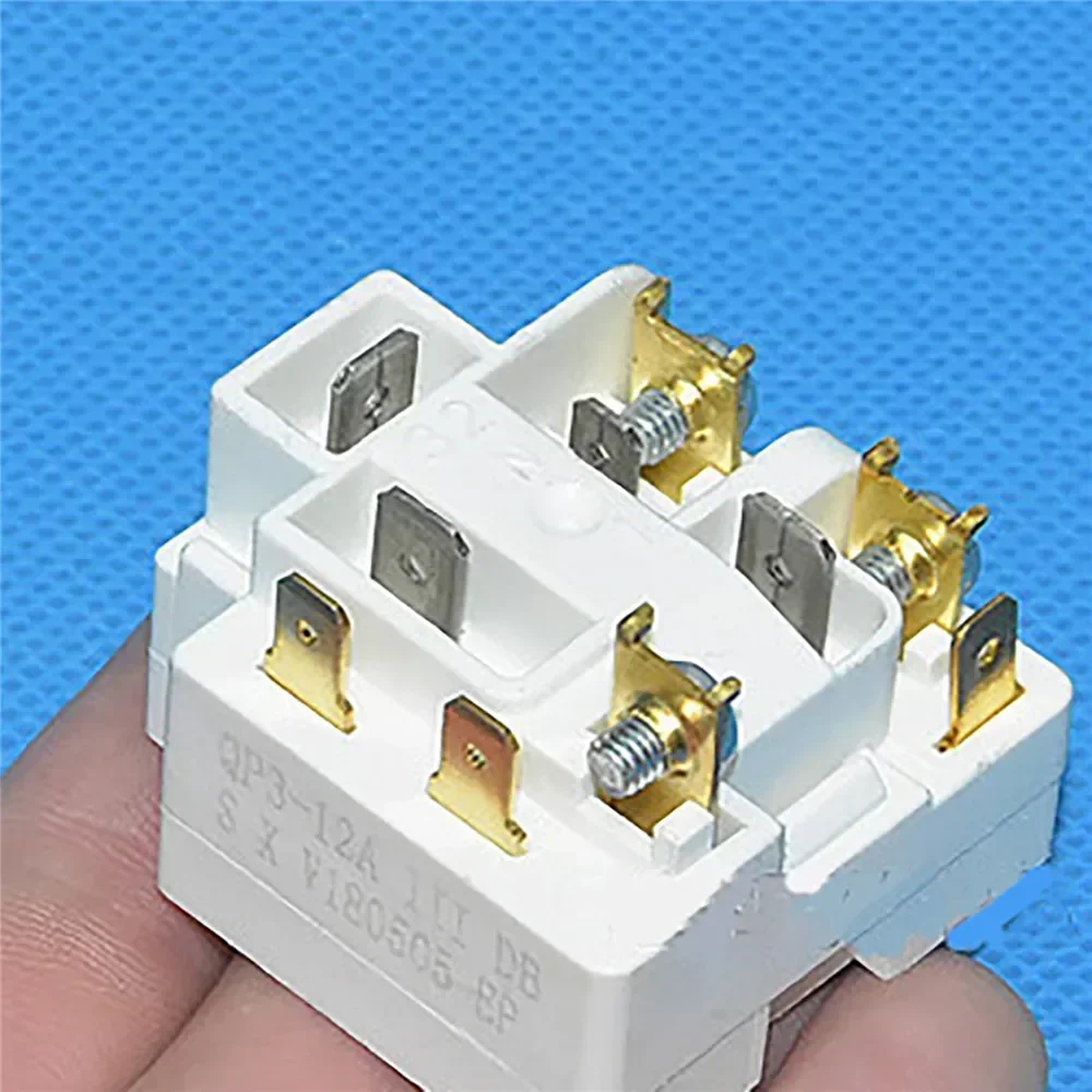 

QP3-12A Refrigerator PartsCompressor Overload Starter Protector PTC and 4uf Capacitor For Haier Replacement Fridge