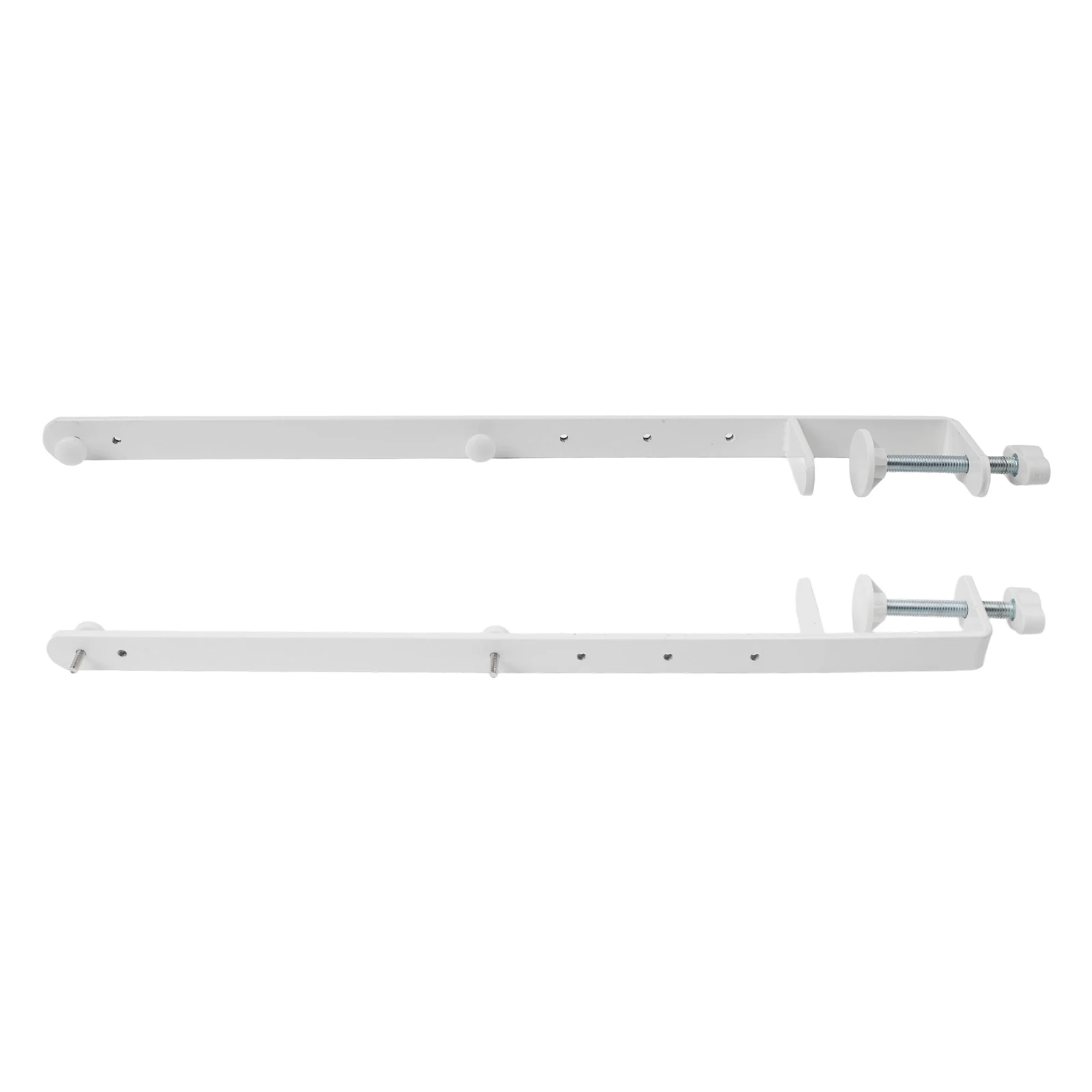 2Pcs Clamp Assembly for Pegboard Integration and Desk Fixing 415mm Height Works with Desktops 1cm to 5.5cm Thick