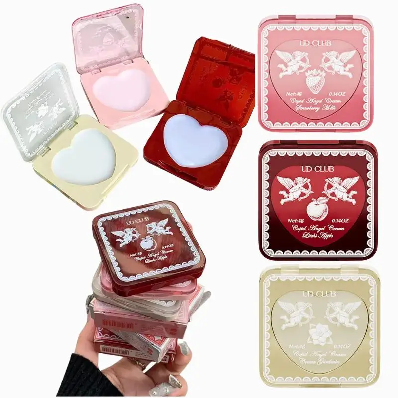  Cupid Eros Angel Ointment Perfume Strawberry Gardenia Apple Pheromone Solid Perfume Lasting Fruity Unisex Pocket-size Balm