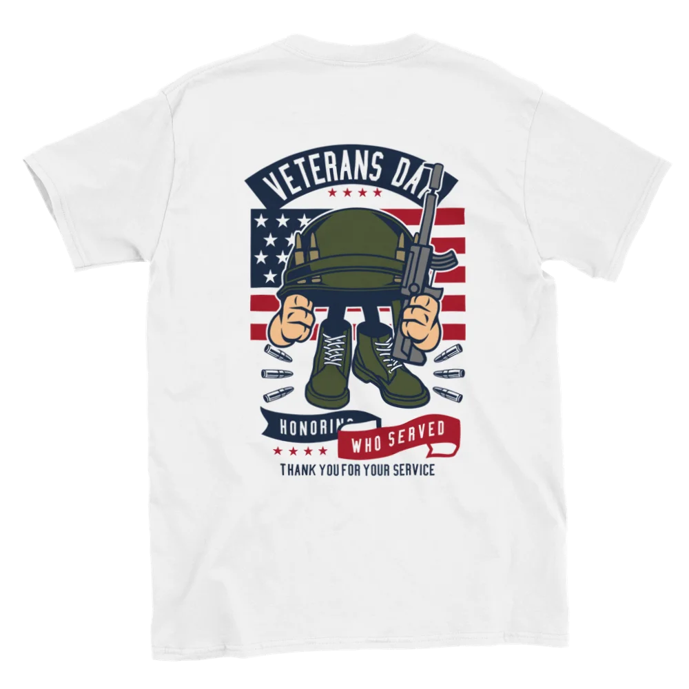 Veterans Day - Honoring those Who Served - Classic Unisex Crewneck T-shirt