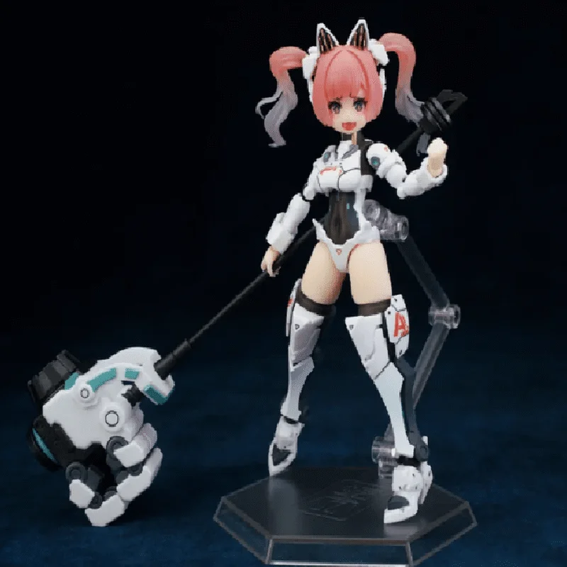 

Original Snail Shell Eved Series Ambra-02 Assault Cat Anime Figure Ambra 1/12 Collectible Desktop Decoration Movable Joint Model