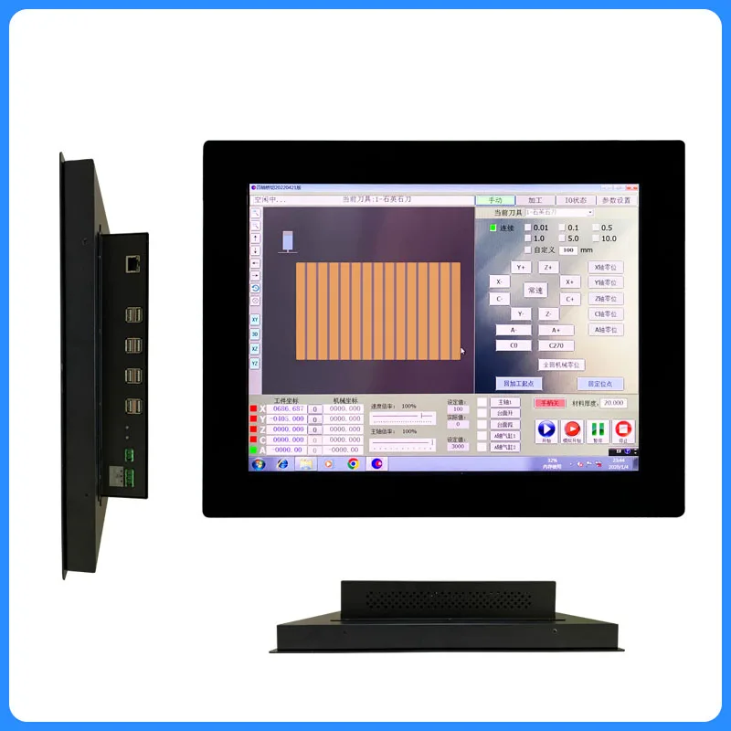 XHC mach3 3/4/6 axis Control Panel Kit  cnc motion controller with control panel and  breakout board and wireless mpg pendant