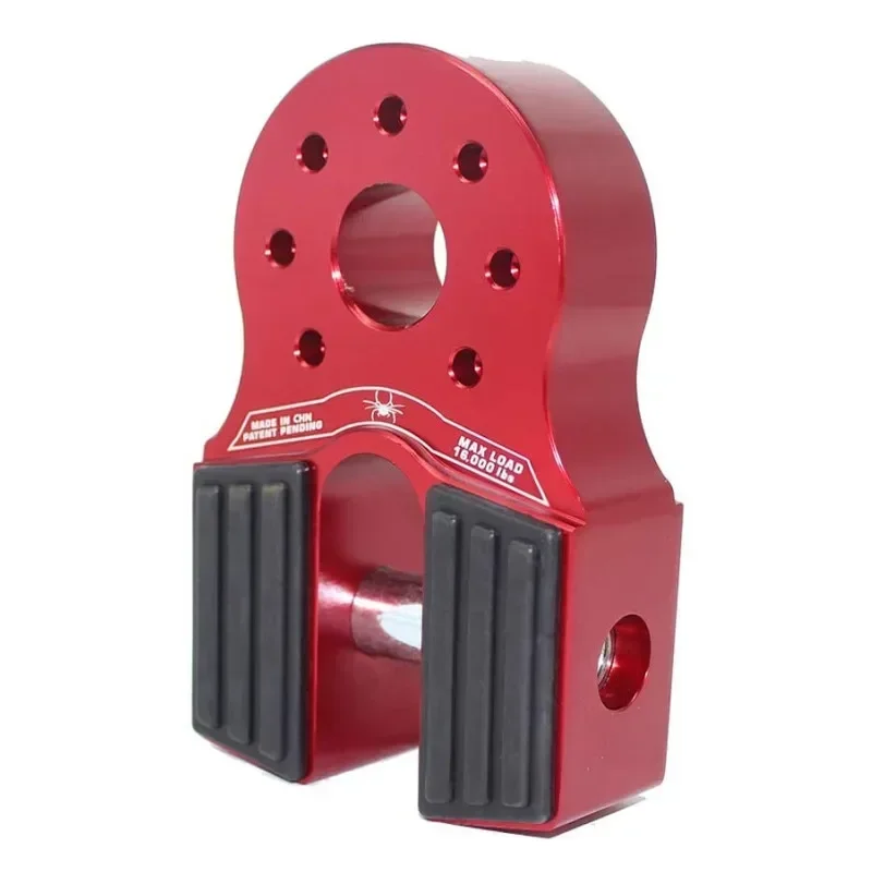 2025 Winch Hook Rope Trailer Hook Connector Trailer Ball Off-road Vehicle Modified Rescue Horn Aluminum Guide Front and Rear