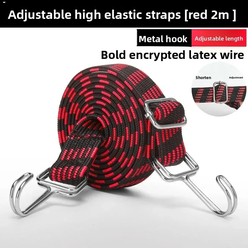 

Rea For Hook Car Accessories Motorcycle Elastics Rubber Luggage Rope Cord Hooks Bikes Rope Tie Auto Luggage Roof Rack Strap Fixe
