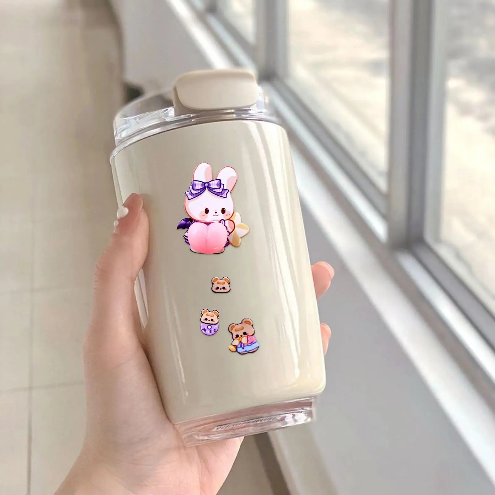 Fun Stickers Cartoon Decals Decorations 3D Cartoon Puff Stickers For Laptops Phone Case Party Birthday Classroom Activity Reward