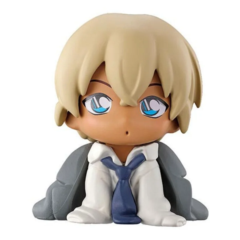 6pcs Echt Detective Conan Gashapon en ys Kuroba Kaito Furuya Rei Akai Shuichi Matsuda Jinpei ac bodemtemperatuur Figre Ornament en ys Tech ft