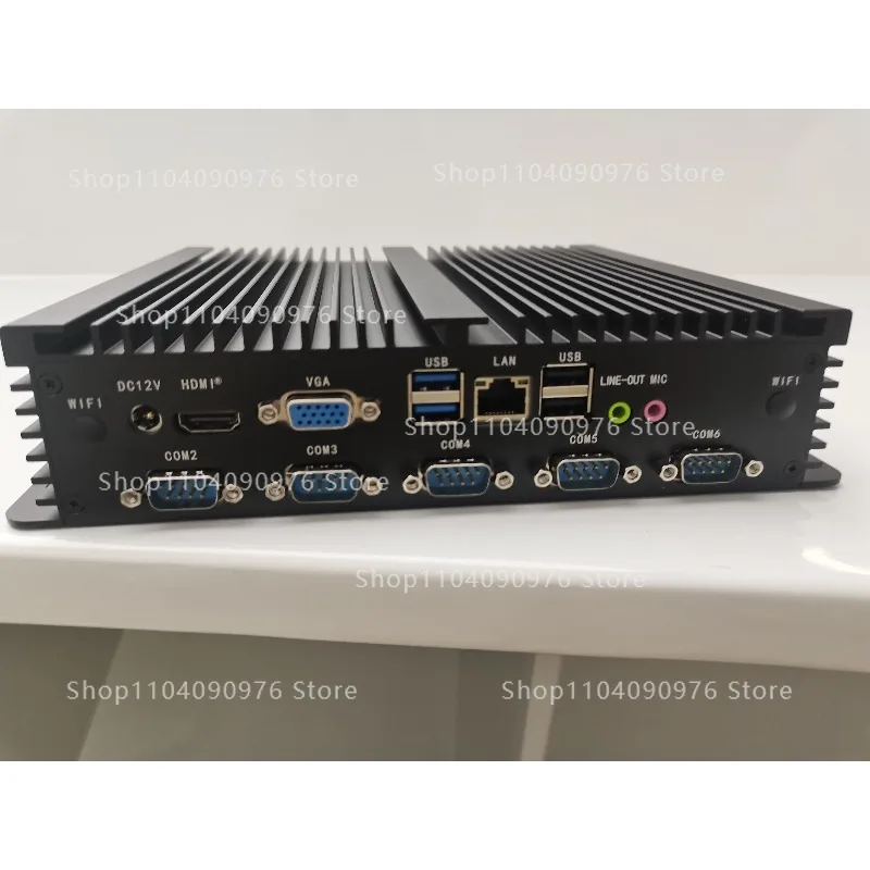 Quad Core i5 4200U Fanless Industrial Computer 6COM Embedded Mini PC 4th Gen