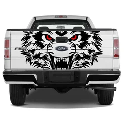 Pickup Tailgate Stickers Tiger Graphics For Ford F150 Ranger Toyota Hilux Chevrolet Silverado Dodge Ram Isuzu Dmax Car Decals