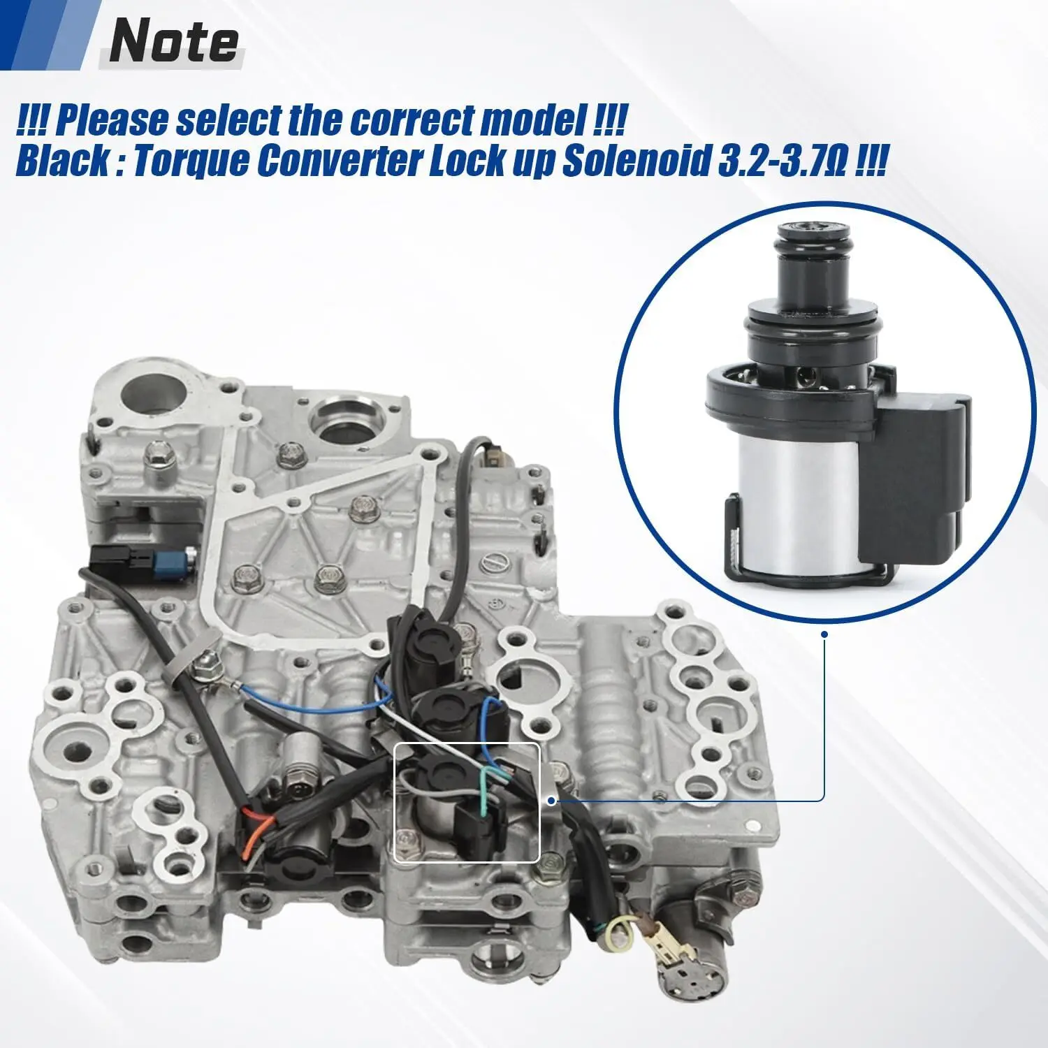 31706AA030 31825AA050 31825AA051 CVT محول عزم الدوران التحول AWD الملف اللولبي التحكم في الضغط ل 2016-2019 سوبارو Crosstrek الأسود #2