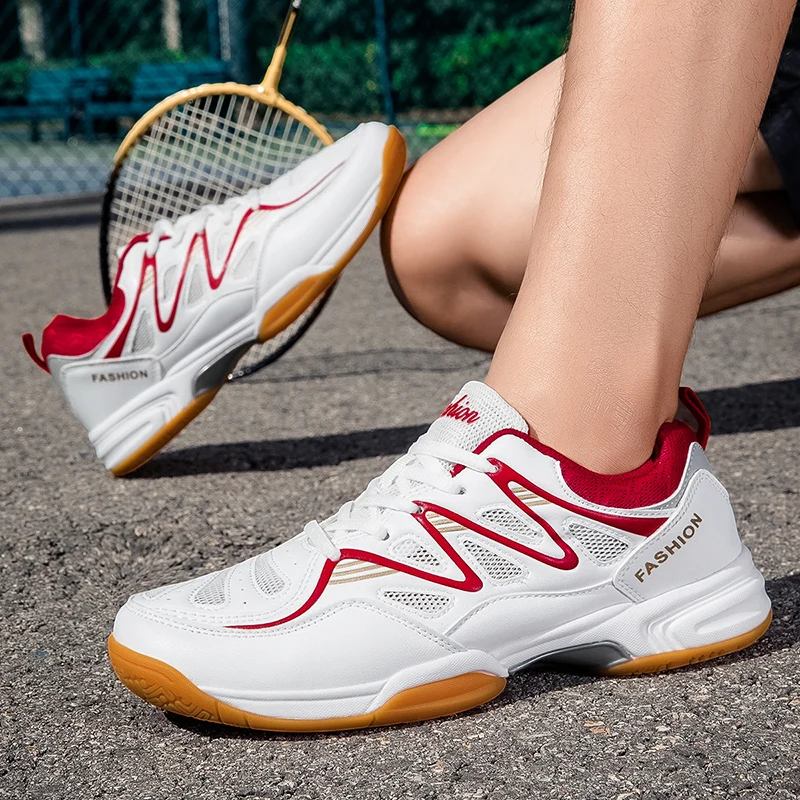 Zapatos de voleibol, zapatos de bádminton para hombre, zapatos de tenis de mesa para mujer, zapatos de entrenamiento antideslizantes, zapatos deportivos, tenis para parejas con tendones
