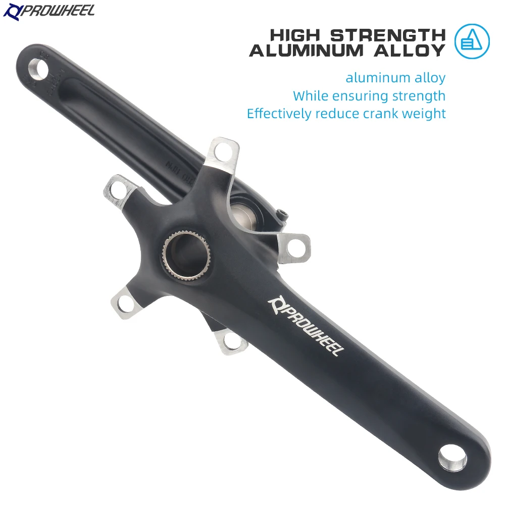 Prowheel Road Bike Crank Arm Hollow Tech Crank 110 130BCD Chainring 172.5 170mm Bicycle Sprocket Speed Bike Crankset
