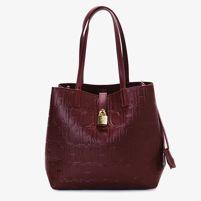 

CH Resistant Shoulder Bag Brand Elegant Light Practical Matching Bags Bags Pure Color Women's Bags Luxury Large Capacity Casual