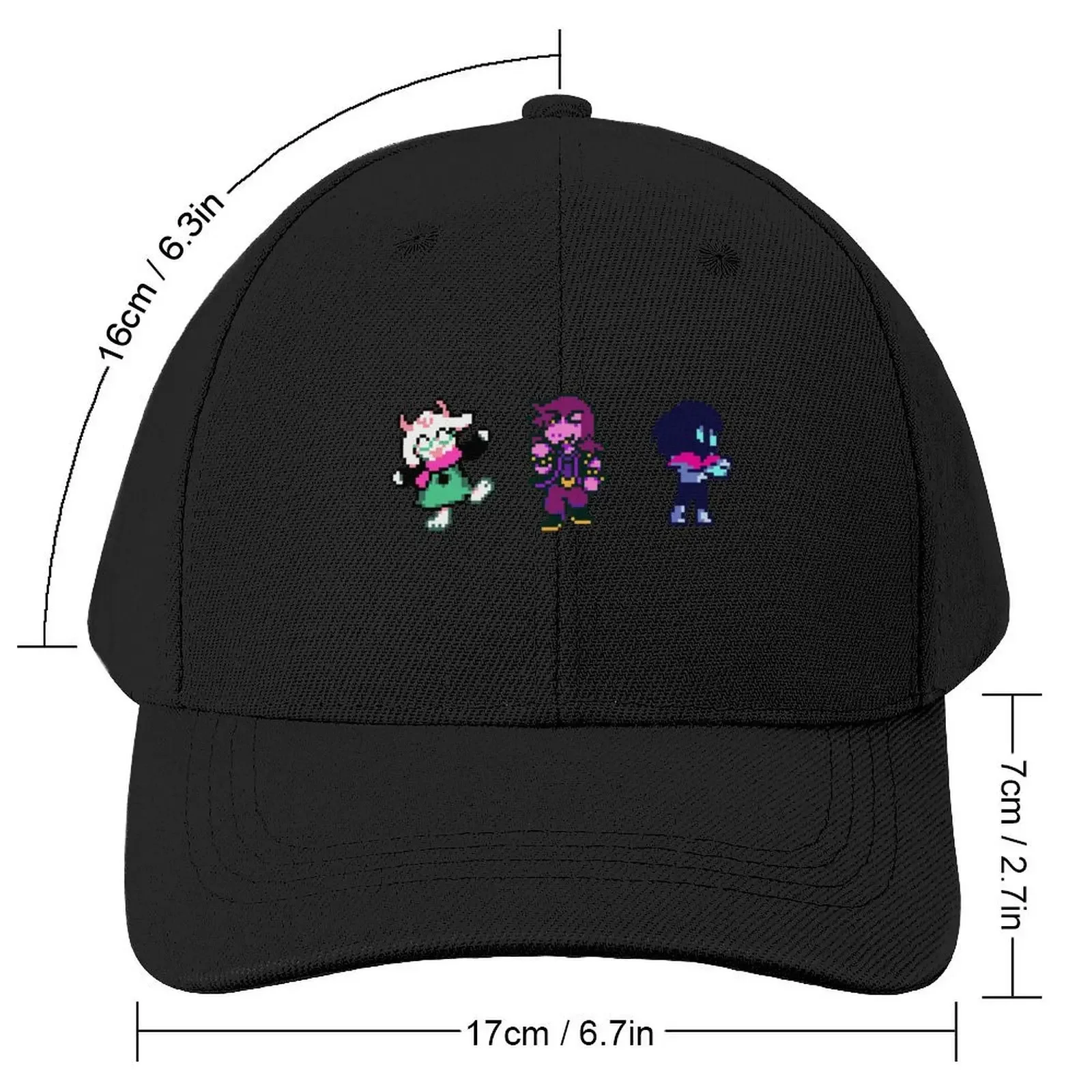 DELTARUNE Chapter 2 - Trio is back! Baseball Cap hard hat Mountaineering western Hat Women's Beach Men's