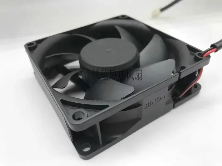 Sunon KD1208PTB1 8cm 조용한 자동 80mm 8025 DC 12V 1.7W 2선 축형 인버터 냉각 팬 송풍기