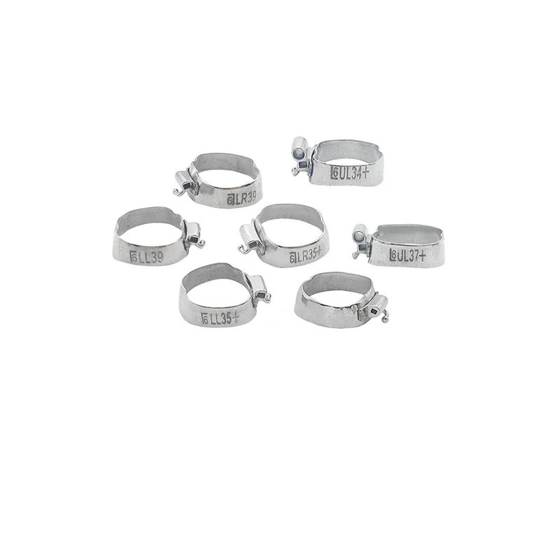 320Pcs/Kit Dental Orthodontic Molar Plain Bands Roth/MBT 022 Bands & Buccal Tubes U2/L1 Tube #33-#40