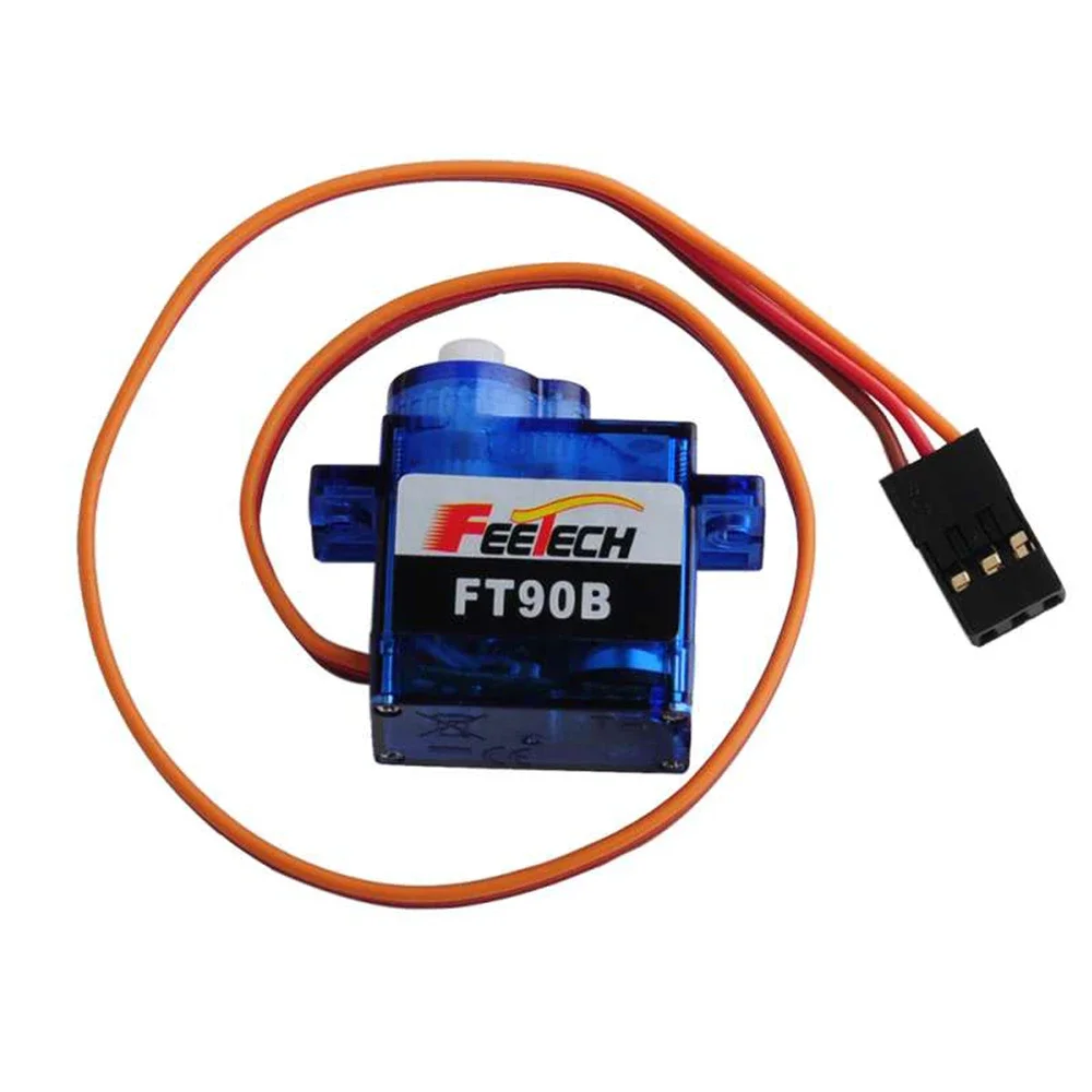 1/2/10 X Feetech FT90B Micro Servo digitale 1.5kg 9g Mini servomotore 180 gradi POM ingranaggio in plastica + ruota per auto telecomandata RC