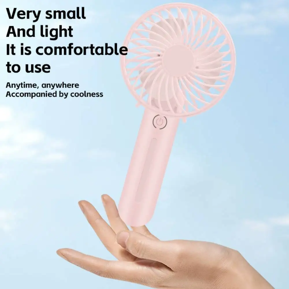 مروحة صغيرة محمولة USB قابلة لإعادة الشحن مكتب سطح المكتب متعددة الوظائف قابلة للطي محمولة باليد مروحة كهربائية صغيرة مروحة جيب عالية الرياح