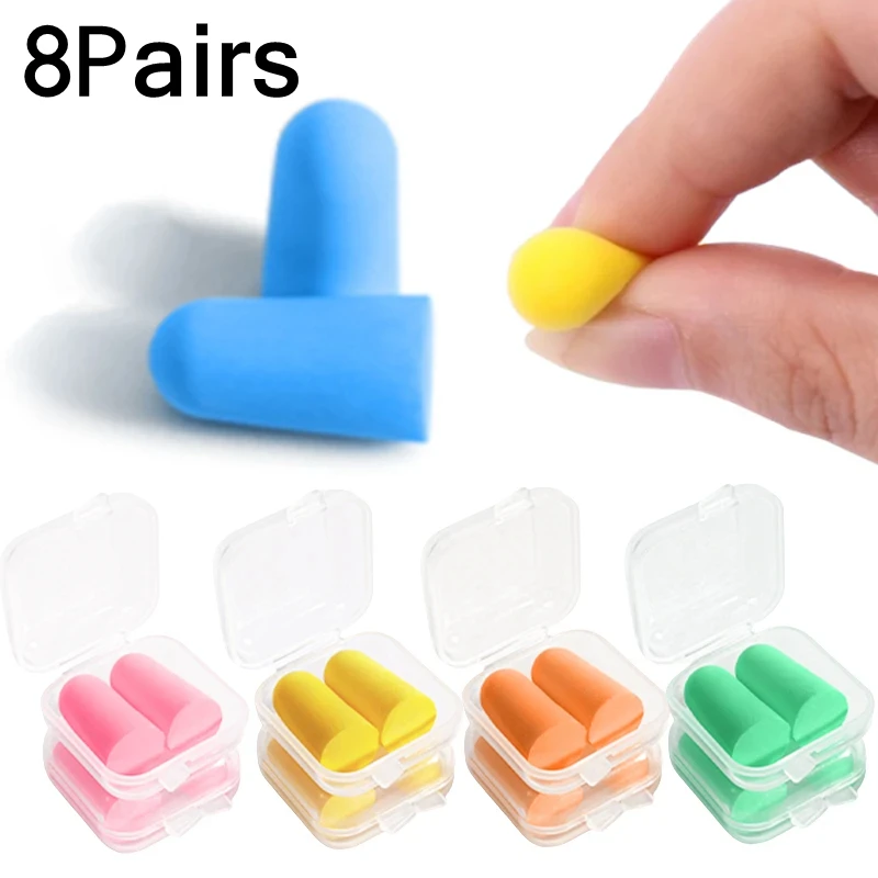 Soft Earplug Noise Reduction Sleep Foam Plug Canceling Music Anti Reusable Snoring Earplug Sound Insulation Sleeping Ear Plugs