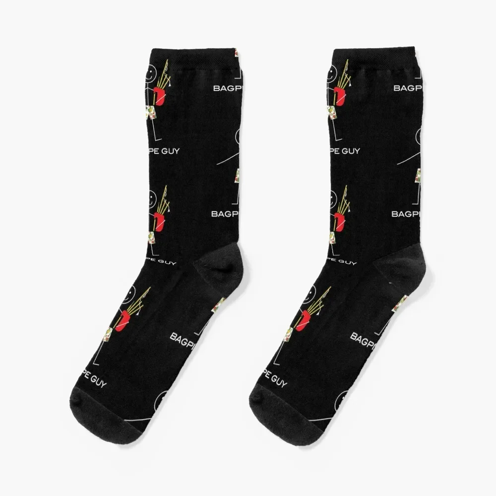 

Funny Mens Bagpipe Guy Socks kids winter christmas stocking happy Woman Socks Men's