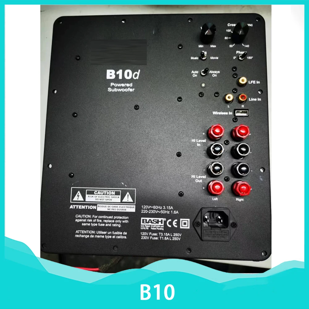 

Для NH-T B10 плата усилителя сабвуфера 500 Вт 26,5 × 24 см B10