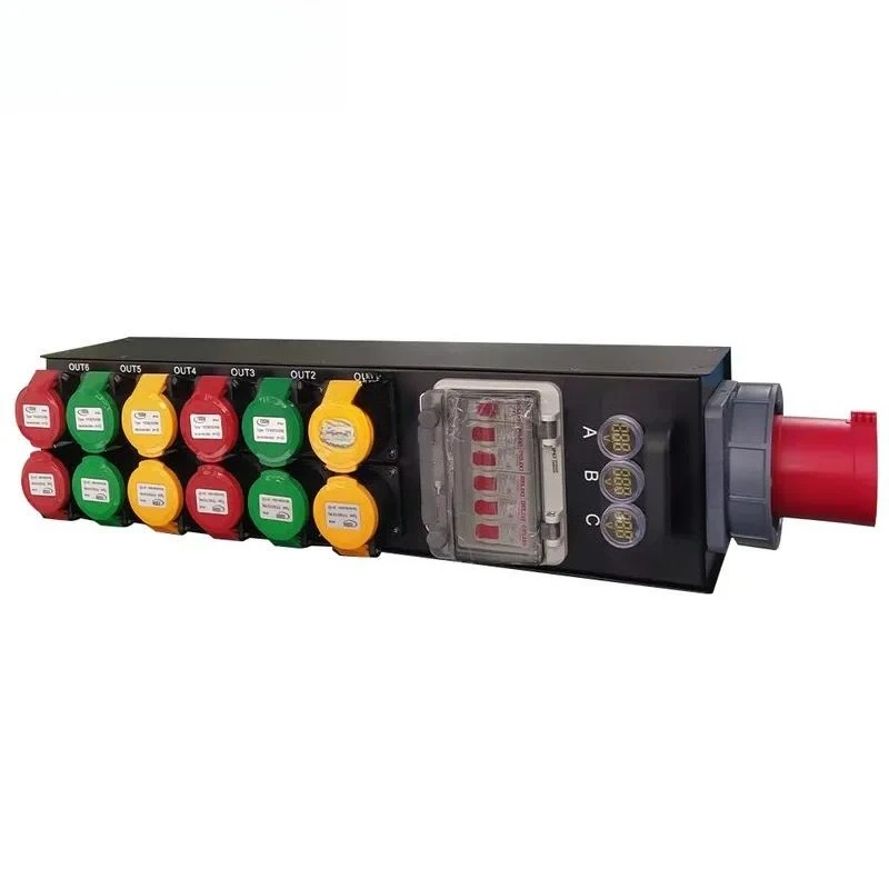 Portable waterproof distribution box, power distributor equipment