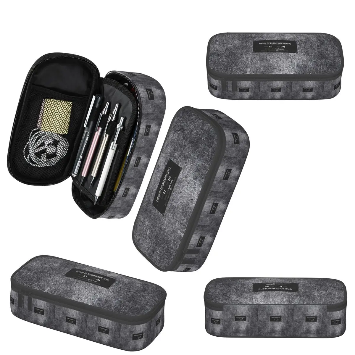 SKYRIM - Old Scrolls - Dragonborn Estojo de lápis para estudantes, presentes, caixa de caneta, bolsa de lápis, material de papelaria, bolsa porta-canetas