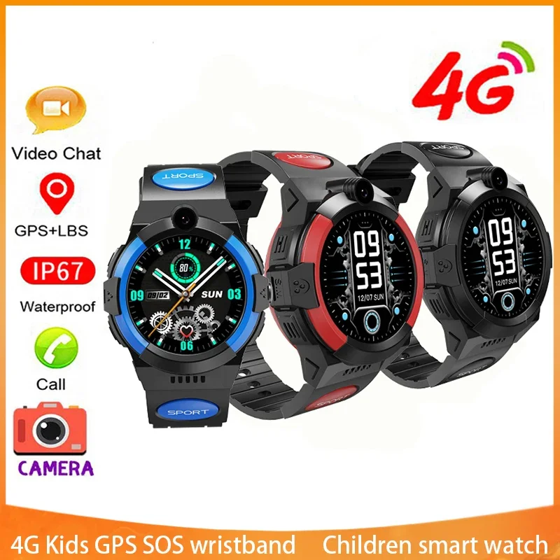 

Xiaomi Mijia 4G Kids Smart Watch GPS Location Tracker Video Call SOS Camera Voice Monitor Children Baby SIM Phone Smartwatch