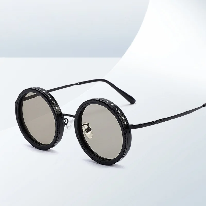 

Handmade ND9 adjustable sunglasses 8009 fashionable rotating versatile anti-ultraviolet polarized sunglasses for men