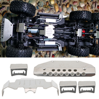 Stainless Steel Chassis Armors  Skid Plate Fits for Traxxas -6 G63 6-Wheels RC Car Armors  Plate