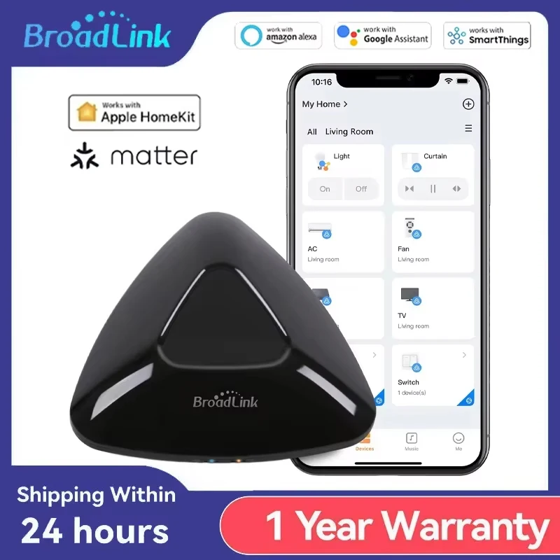 2026 Broadlink RM MAX Matterスマートホーム対応ハブ WiFi RF