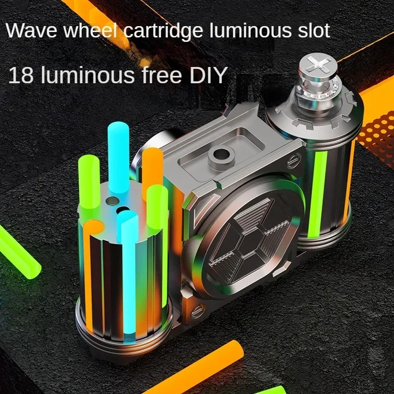 Tank 101 Metal Edc Cut Finger Fidget Toy Spinner Black Technology Decompression Artifact Boy Play Toy Creative Gift Fidget Toy
