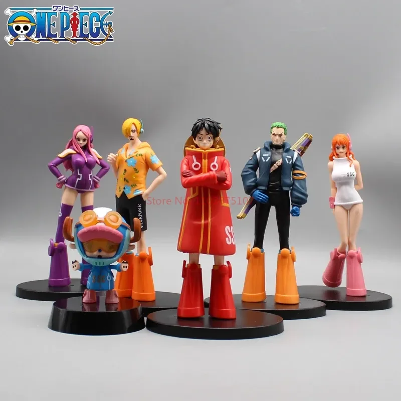 FIGURA DE ACCIÓN DE One Piece, Luffy, Sanji, Zoro, Nami, Chopper, Bonney, GK, Egghead, Manga, estatua, Pvc, modelo de colección, juguete