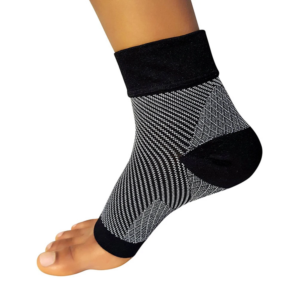 Sports Compression Socks Foot Anti-Fatigue Ankle Support Relief Pain Toeless For Men Socks For Women Sport Running Yoga Socks