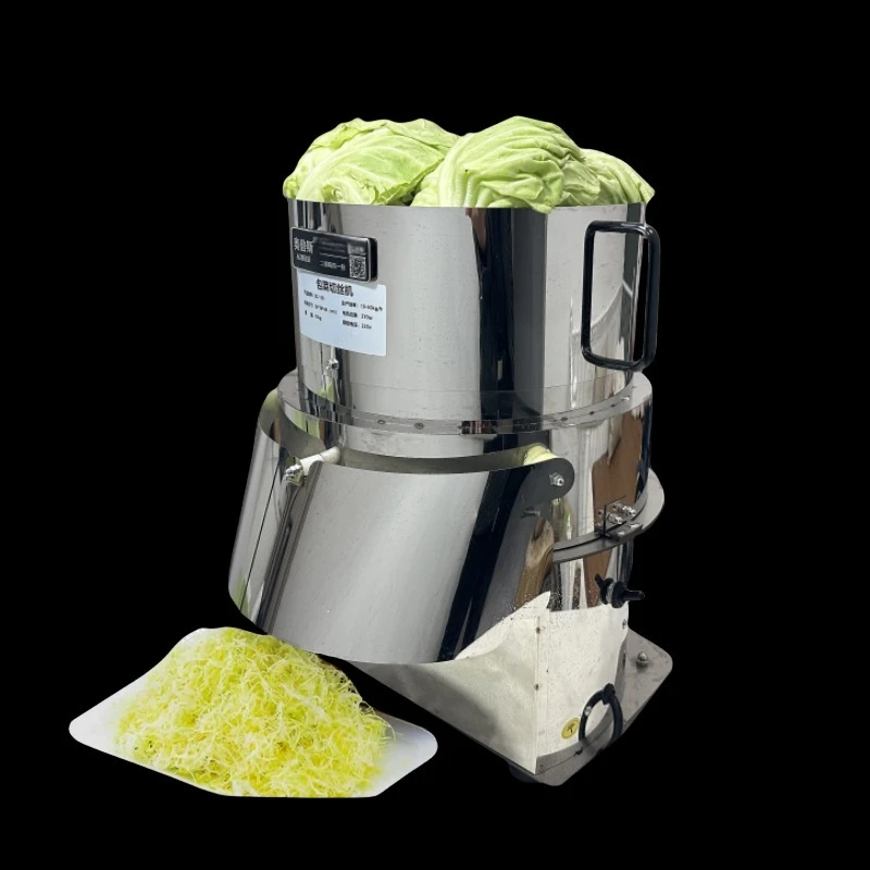 Cabbage Shredding Machine, Fully Automatic Electric Cabbage Onion Shredding Machine