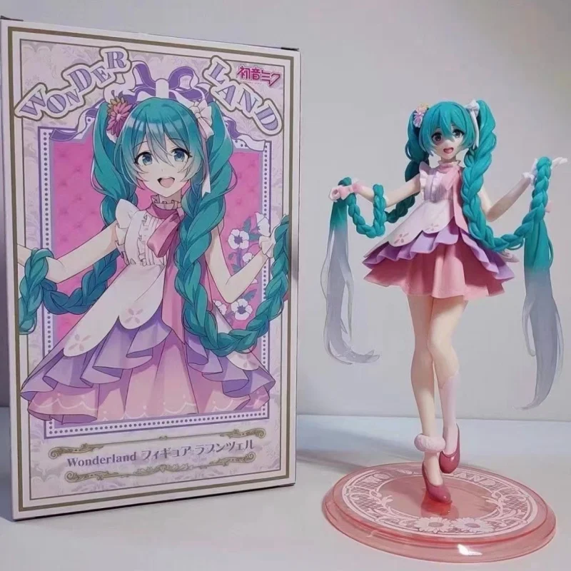 

Фигурка Project Diva Arcade Hatsune Miku 20 см в розовом платье с прической-косичкой, коллекционная модель, декор для рабочего стола для любителей аниме