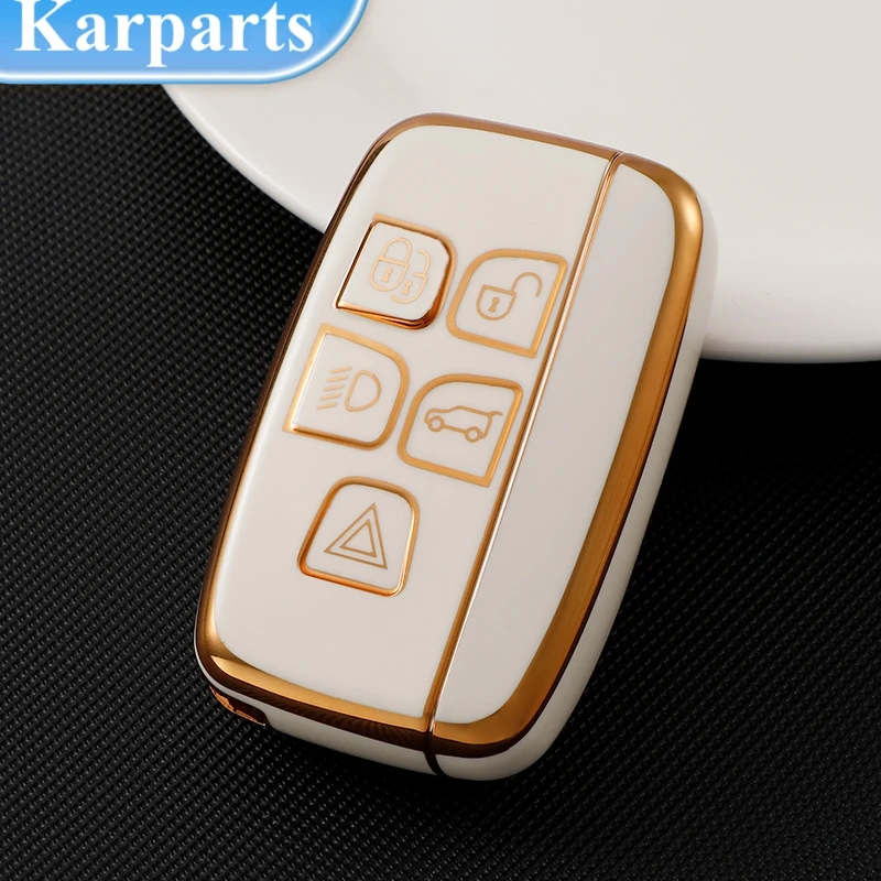 

TPU Car Remote Key Case Cover Shell Fob For Land Rover Range Rover Sport Velar Evoque Freelander2 Discovery Jaguar XF XJ XJL XE