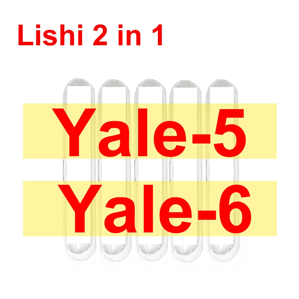 

New Lishi 2-in1 One Word Lock Core 5 Teeth 6 Teeth Measurable Teeth Yale-5 Yale-6
