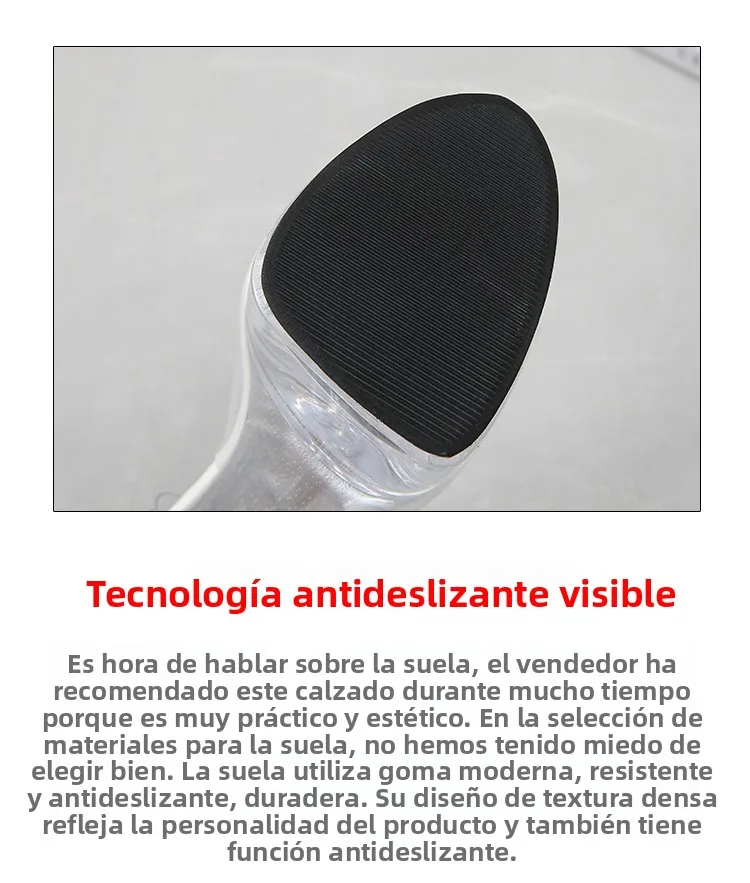 Sandalias Transparentes de Tacón Alto para Mujer, Zapatos de Plataforma Impermeables con Cristales para Desfiles de Moda y Ex...
