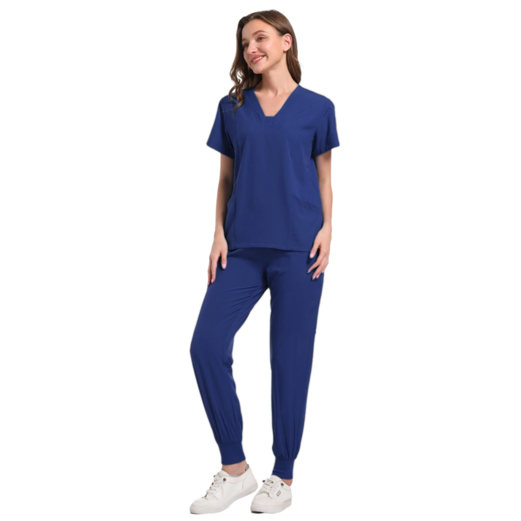 Multi Color Scrub Suits Stretch Breathable Women Sets Nursing Scrubs Uniformes Medical Spandex Hospital Salon Spa Uniforms Sets