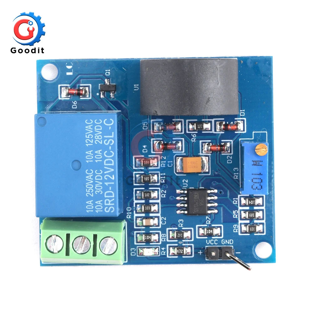 DC 5V/12V/24V 5A relè Shield sensore di rilevamento della corrente sensore di protezione da sovracorrente relè protezione modulo sensore di