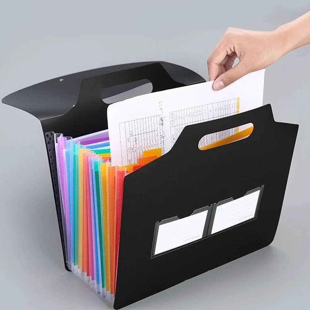 Bestandsmap Uitbreidende documentorganizer Antikras Draagbare meerlaagse bestandstas Kantoor Thuis Reizen Gebruik