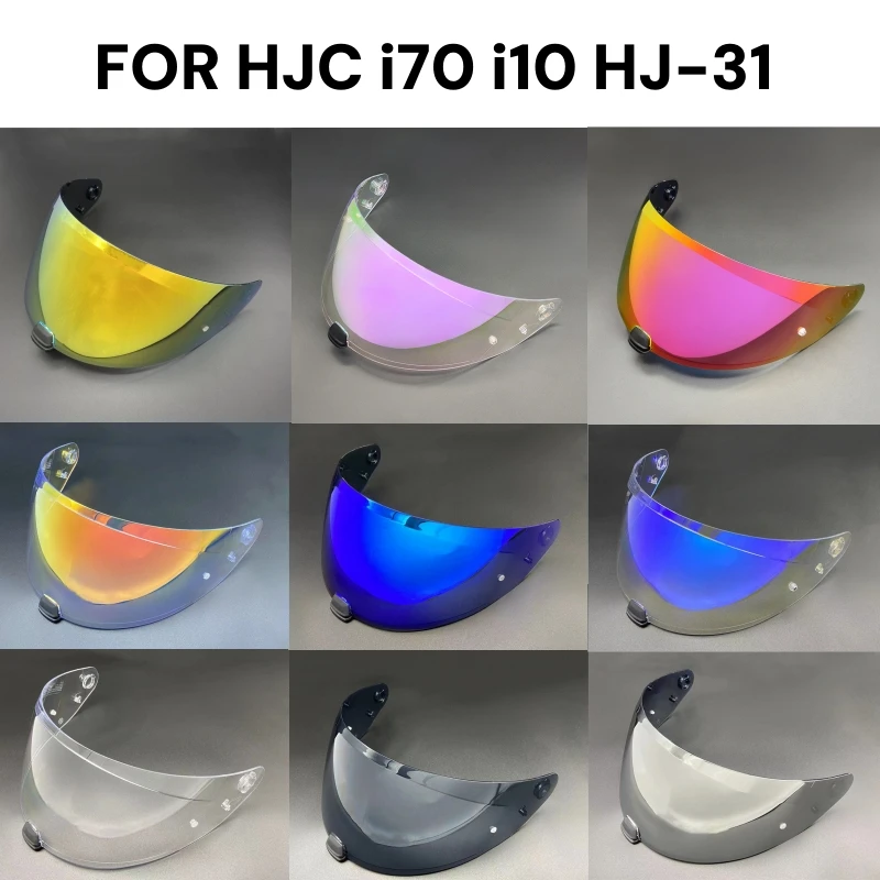 HJC HJ-31 Helmet Visor For HJC i70 i10 Motorcyle Helmets SunShield Anti-UV Lens Glasses Moto Cascos Visera Capacetes Accessories