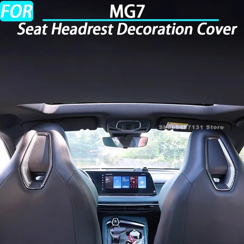 Car Seat Headrest Decoration Cover for MG7 Interior Accessories 2023 2024 2025