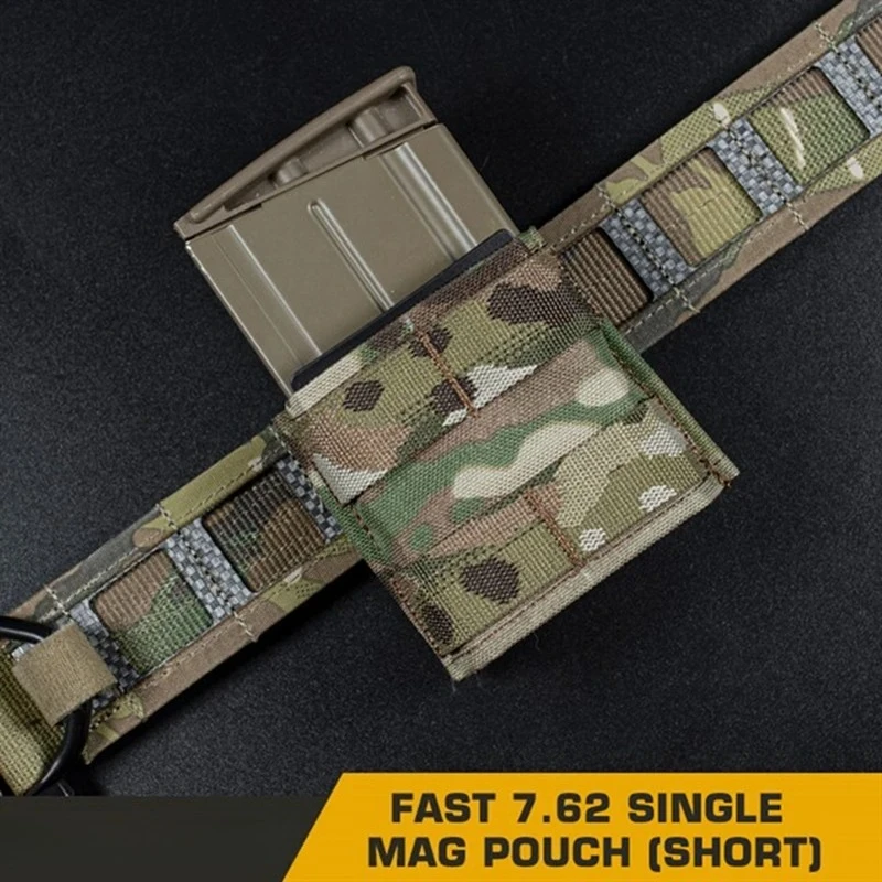 Tactical 7.62 Magazine Pouch Molle Fast Single Mag Holster for AR15 AK47 Shooting Hunting Combat Mag Case - view 4